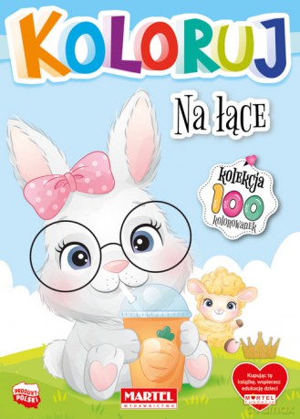 Na łące. Koloruj [KSIĄŻKA]