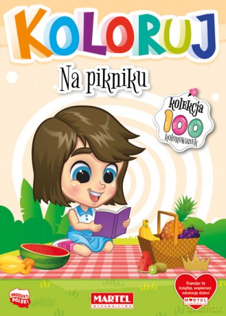 Na pikniku. Koloruj [KSIĄŻKA]