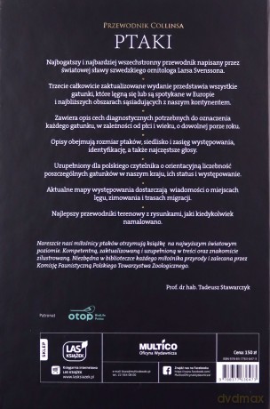 Ptaki. Przewodnik Collinsa - Lars Svensson, Killian Mullarney, Dan Zetterström [KSIĄŻKA]