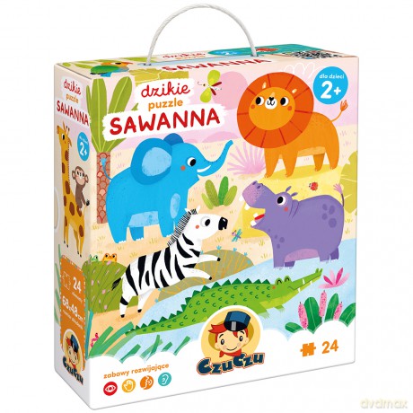 Puzzle Dzika Sawanna 2 lata CzuCzu [PUZZLE]