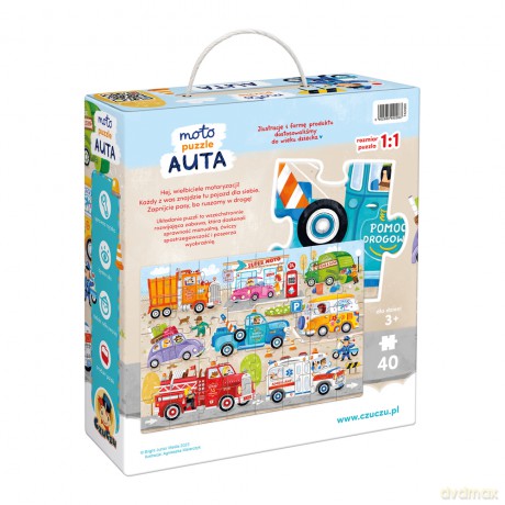 Puzzle Moto Auta 3+ CzuCzu [PUZZLE]