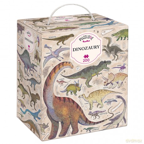 Puzzlove 200 el. Dinozaury puzzle rodzinne CzuCzu [PUZZLE]