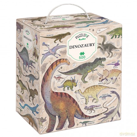 Puzzlove 500 el. Dinozaury puzzle rodzinne CzuCzu [PUZZLE]