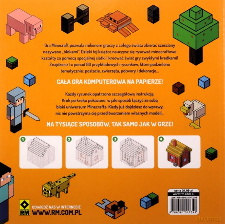 Rysowanie w stylu Minecraft - Yann Le Nenan [KSIĄŻKA]