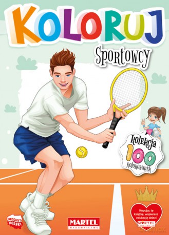 Sportowcy. Koloruj [KSIĄŻKA]