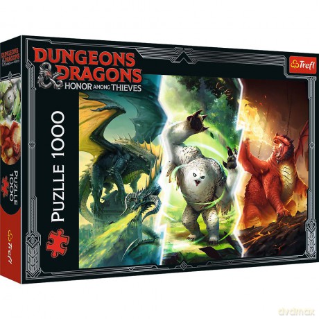 TREFL 1000 el. Legendarne potwory z Faerun 10763 [PUZZLE]