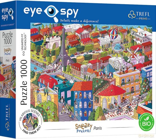 TREFL 1000 el. UFT EYE-SPY Paris France 10712 [PUZZLE]