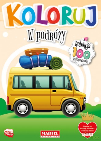 W podróży. Koloruj [KSIĄŻKA]