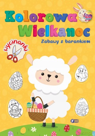 Zabawy z barankiem. Kolorowa Wielkanoc [KSIĄŻKA]