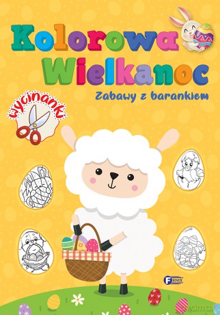 Zabawy z barankiem. Kolorowa Wielkanoc [KSIĄŻKA]