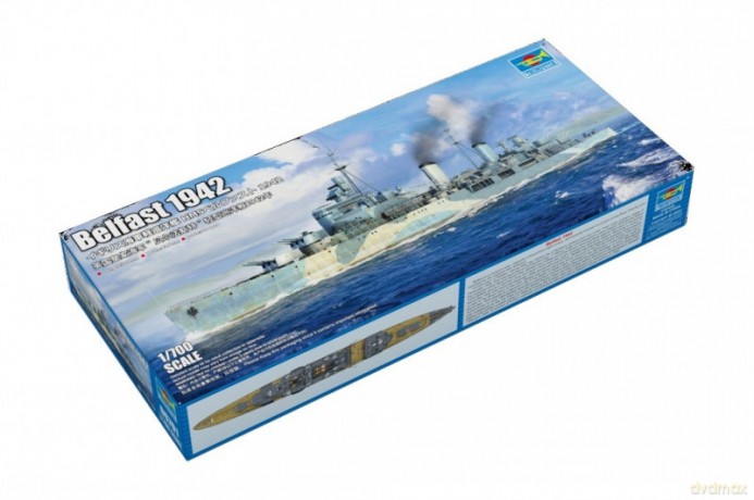 Model plastikowy Belfast 1942 1/700