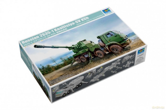 Model plastikowy Russian 2S35-1 Koalitsiya-SV Ksh 1/35