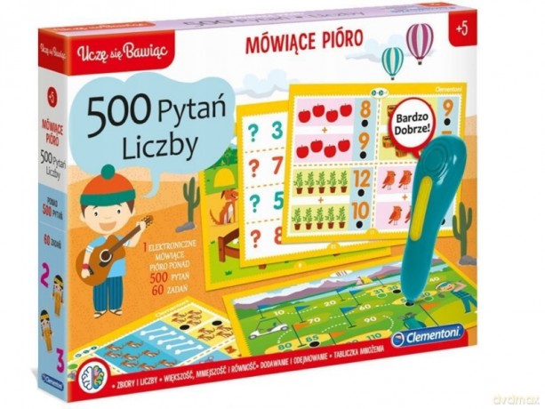 Mówiące Pióro 500 pytań Liczby [GRA]