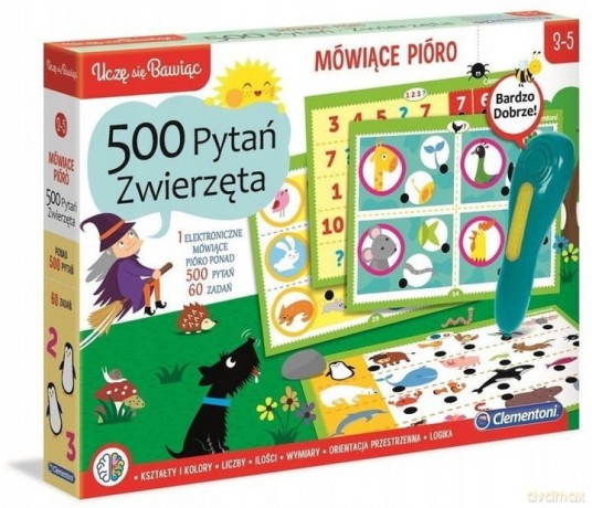 Mówiące pióro 500 Pytań Zwierzęta [GRA]
