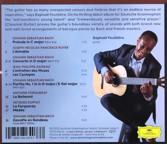 Raphael Feuillatre: Visages Baroques [CD]