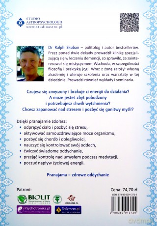 Pranajama - uzdrawiająca moc oddechu - Ralph Skuban [KSIĄŻKA]