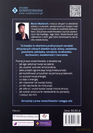 Prawa wszechświata - fizyka kwantowa i magia. Jak przyciągnąć pieniądze, miłość, kreatywność i szczęście - Maxim Manchevich [KSIĄŻKA]