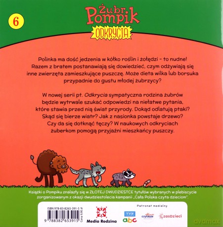 Żubr Pompik. Odkrycia (6) Leśna dieta - Tomasz Samojlik [KSIĄŻKA]