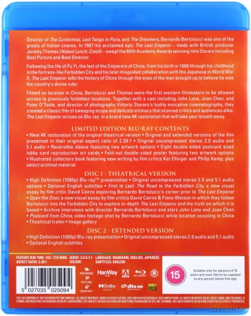 The Last Emperor [Blu-Ray]