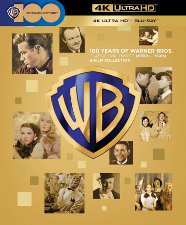100 Years of Warner Bros: Classic Hollywood (1930s-1960s): The Wizard of Oz / Citizen Kane / Singin' in the Rain / Casablanca / Rebel Without a Cause [BOX] [5xBlu-Ray 4K]+[5xBlu-Ray]