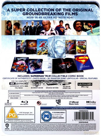 Superman I-IV (steelbook) [5xBlu-Ray 4K]+[5xBlu-Ray]