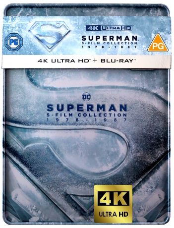 Superman I-IV (steelbook) [5xBlu-Ray 4K]+[5xBlu-Ray]