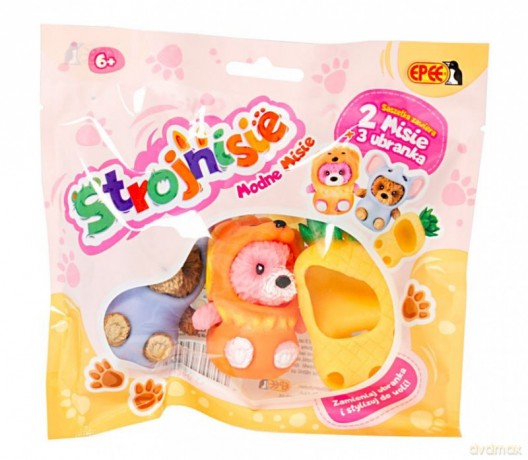 Zestaw Strojnisie Misie 2 pak słonik lew ananas