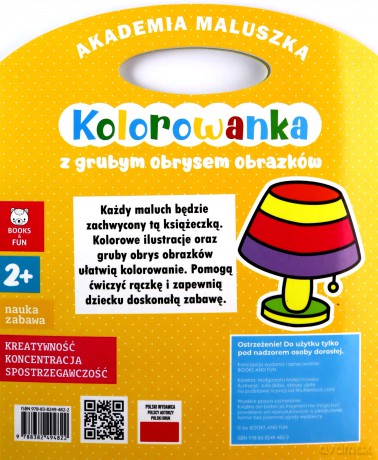 Małpka. Akademia maluszka. Kolorowanka 2-latka [KSIĄŻKA]