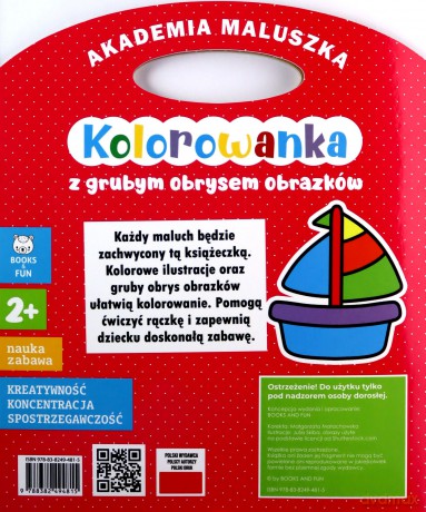 Owieczka. Akademia maluszka. Kolorowanka 2-latka [KSIĄŻKA]