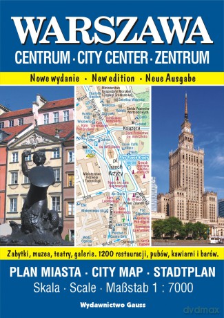 Warszawa Centrum. Plan miasta 1:7000 wyd. 2023 [KSIĄŻKA]