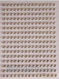 Dżety samoprzylepne srebrne 6mm 140 szt.