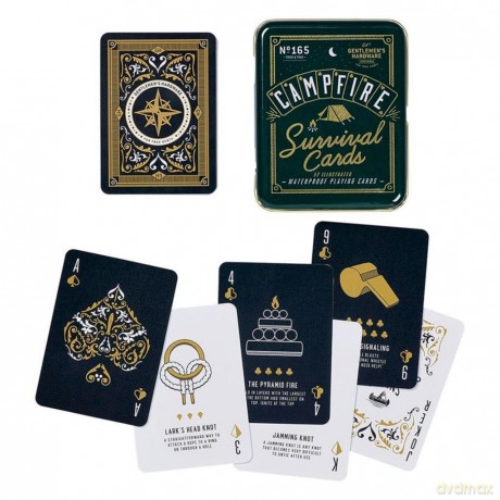 Gra kempingowa Survival cards w puszce [KARTY]
