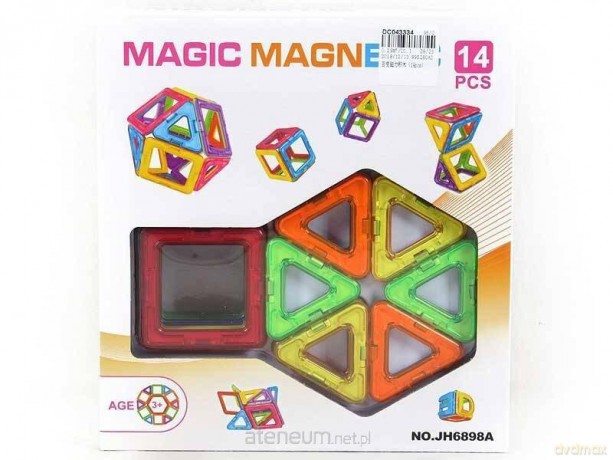 Klocki magnetyczne 14 el.