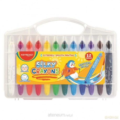 Kredki żelowe Smoozy Craft zmywalne 12 szt.