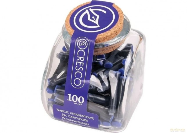 Naboje do piór niebieskie (100 szt.)