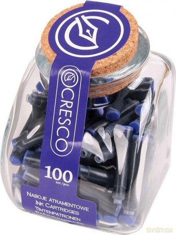 Naboje do piór niebieskie (100 szt.)