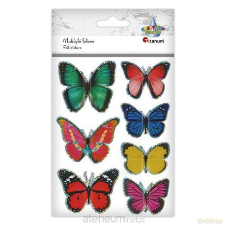 Naklejki foliowe 3D motyle mix 7 szt..