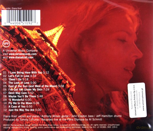 Diana Krall: Live In Paris [CD]