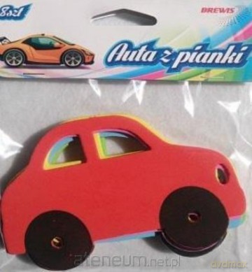 Naklejki z pianki auta 8 szt.
