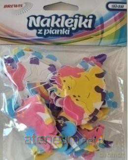 Naklejki z pianki jednorożec 28 szt.
