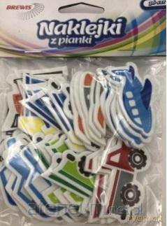 Naklejki z pianki transport 35 szt.