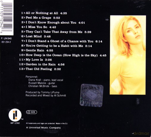 Diana Krall: Love Scenes (digipack) [CD]