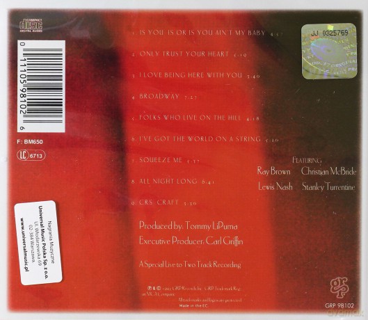 Diana Krall: Only Trust Your Heart [CD]