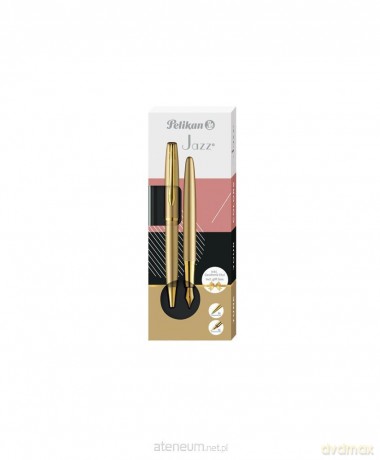 Pióro wieczne Jazz Noble Elegance + długopis Black