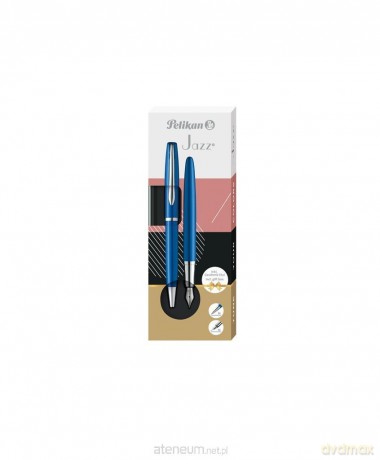 Pióro wieczne Jazz Noble Elegance + długopis Blue