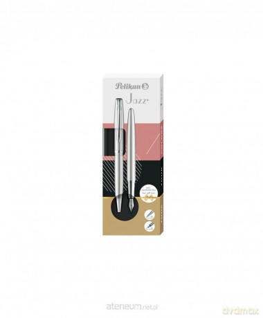 Pióro wieczne Jazz Noble Elegance + długopis Silv