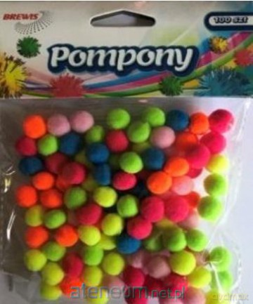 Pompony 10mm 100 szt.