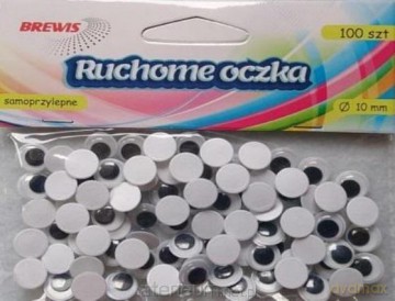 Ruchome oczka 10mm 100 szt.