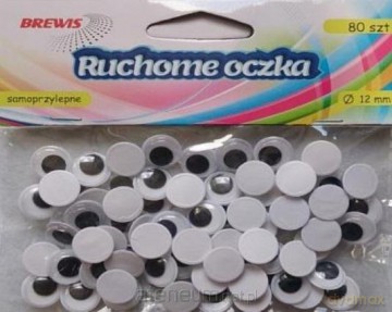 Ruchome oczka 12mm 80 szt.