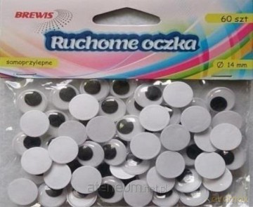 Ruchome oczka 14mm 60 szt.